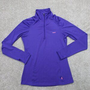 Ryka Sweatshirt Womens Small Purple‎ 1/4 Zip Polyester Stretch L/S Pullover